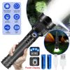 Super hell 9500000Lumen Taktische Taschenlampe LED XHP90 MilitÃ¤r Wiederaufladbar
