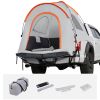Truck Bed Tent, 6.4'-6.7' Pickup Truck Tent with Rain Layer and Carry Bag, Waterproof PU2000mm Double Layer Truck Tent, Accommodate 2-3 Person