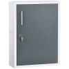 Bathroom Medicine Cabinet with Shelves Inside & On Door, Locking Medical Cabinet for Child & Pet Safety, First Aid Bathroom Wall Cabinet
